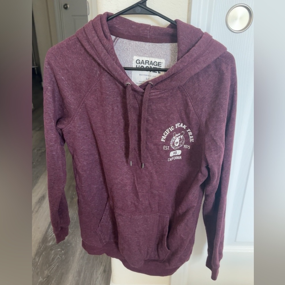 Maroon hoodie